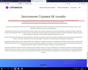 Как правильно заполнить справку вк методические рекомендации