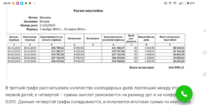 Расчет задолженности по арендной плате для суда образец