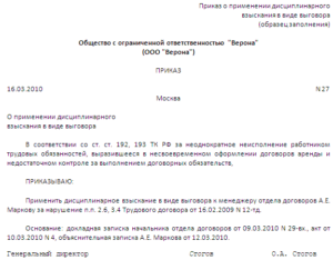 Как наказать работника за нарушение субординации