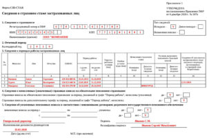 Сэв стаж отчет 2020 порядок