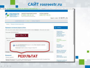 Проверка заявки в росреестре
