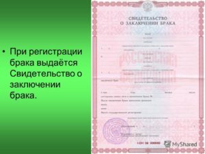 Бланк свидетельства о заключении брака pdf