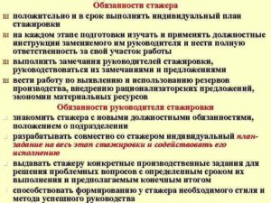 Должностная инструкция для стажера скачать
