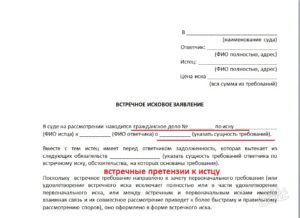 Правила оформления шапочки заявления в суд