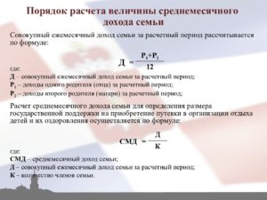 Как в соцзащите считают доход семьи