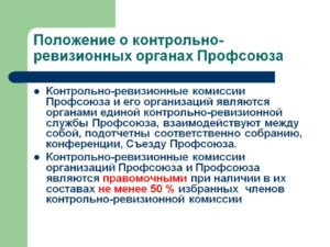 Положение о контрольно ревизионная службе